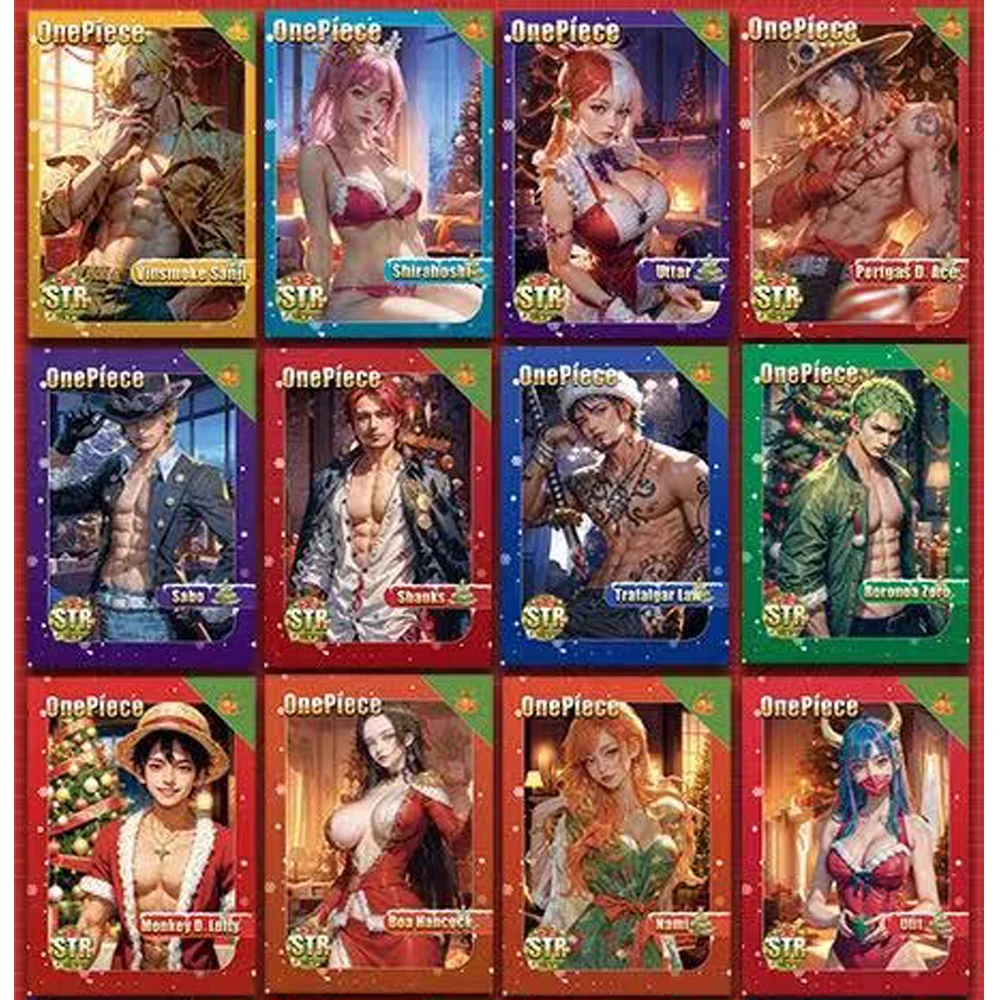 One Piece Cards Japanese Anime Character Collection Cards Booster Box Full Set Luffy Roronoa Paper Playing Kid Toys Game Card