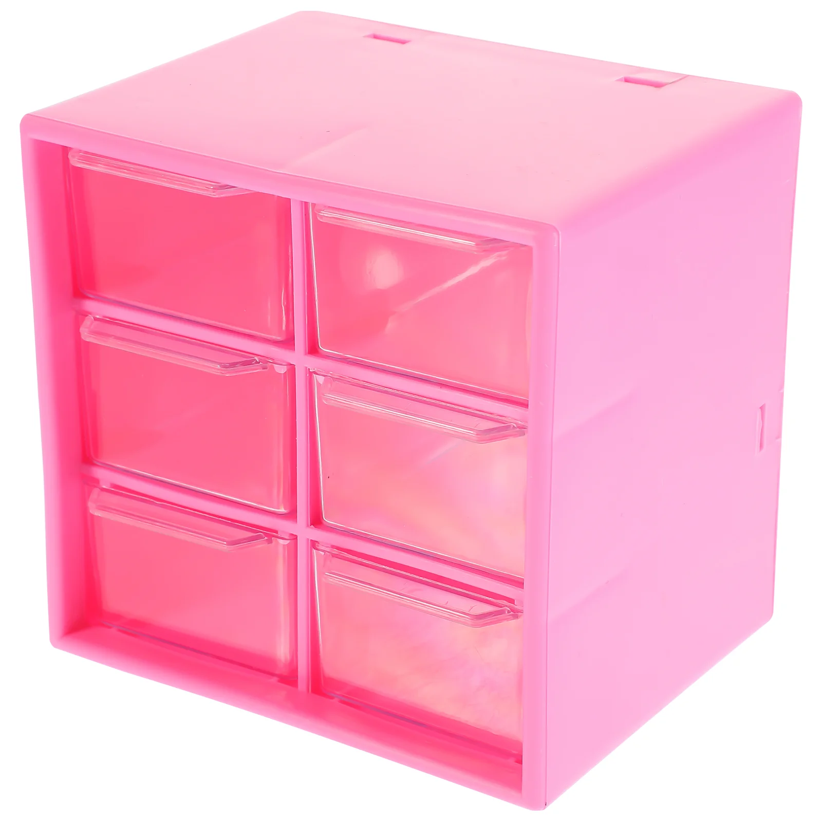 

Stationery Drawer Storage Box Case Makeup Organizer Desktop Rosy Practical Decorative Table