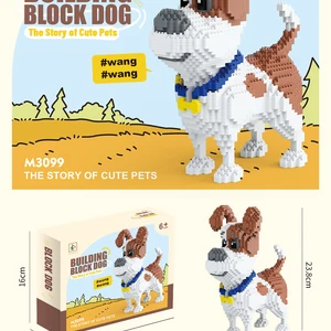 Juego de Construcción Blocks Perro Model Salchicha, Recreation Educational Juguete, Regalo for Las Mascotas lovers, D 6 Main Sales Block Construction - №1