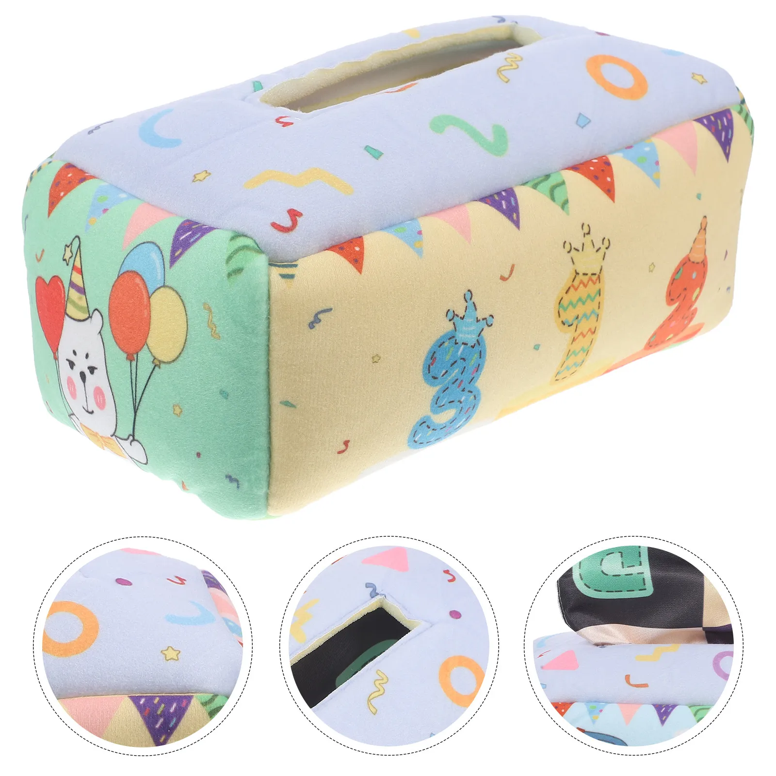 

Развивающий сенсорный куб Монтессори для новорожденных и малышей: сортировка по цвету, с тканевыми элементами