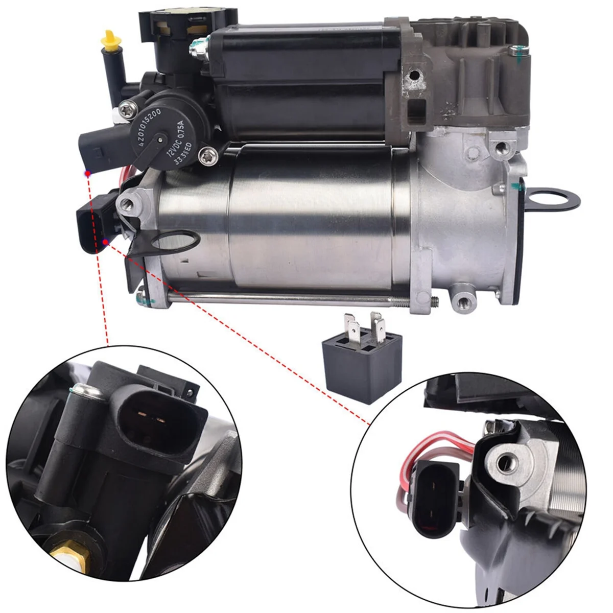 Car Air Compressor Air Suspension Compressor Pump 2203200104 for - E/S-Class C219 W211 S211 W220