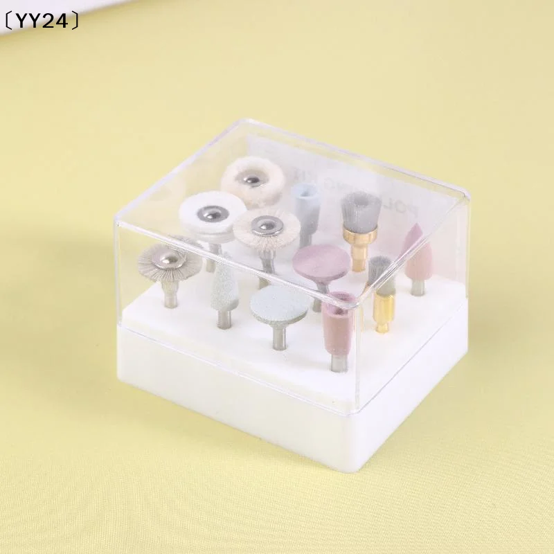 12 PCS Upgraded Silicone And Brush Grinding Head Mixed Polishing Set - Achieve High-gloss Polishing With Polishing Paste〔YY24〕