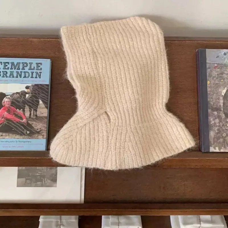 Chapeaux tricotés polyvalents et à la mode de style coréen pour femmes en automne et en hiver, cache-oreilles chauds et de protection, bonnets décontractés