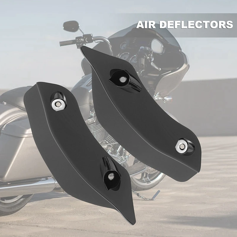 Motorcycle Upper Batwing Fairing Accents Air Deflector Wind Deflectors For Road Glide FLTRX FLTRXS FLTRUSE 15-Up Accessories