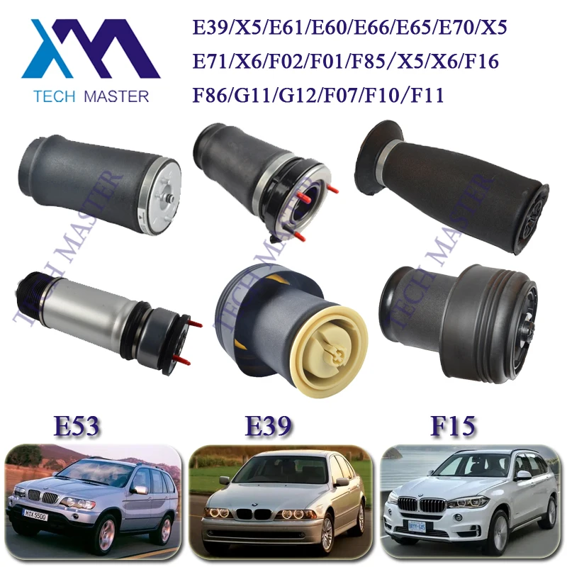 

Air Suspension Springs For E39 X5 E61 E60 E66 E65 E70 X6 F01 F16 F86 G11 G12 F07 F10 F11 E53 E39 F15 Shock Absorber Accessories