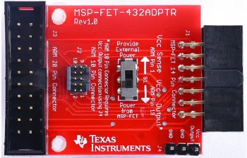 1pcs Now MSP-FET-432ADPTR 14pin JTAG to 10pin 1.27mm 20pin 2.54MM SWD 2x7 2.54mm to 2x5 1.27mm to 2x10 2.54mm Wire Winder