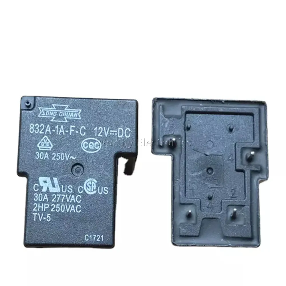 

Бесплатная доставка 10 шт./лот 12VDC 30A 4PIN реле 832A-1A-F-C-12VDC