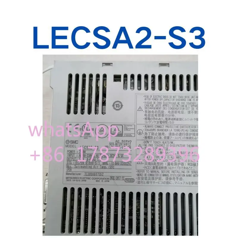 Used  Servo controller 200W LECSA2-S3  tested OK and shipped quickly