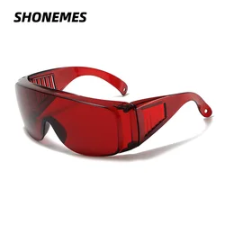 SHONEMES occhiali protettivi Laser nebbia polvere maschera per occhi a prova di schizzi occhiali protettivi da laboratorio UV400 traspiranti per Unisex