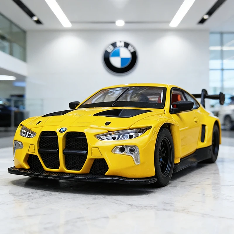

1:32 BMW M4 GT3 Alloy Model Car Toy Diecasts Metal Casting Sound and Light Car Toys For Children Vehicle