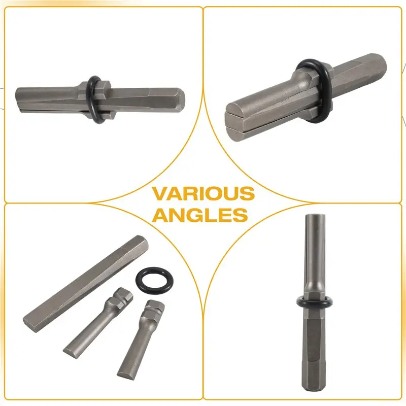 Stone Splitting Tool Stone Splitter Metal Plug Wedges Concrete Rock Splitters Hand Tool 16*105Mm Stone Chopper Chisels-AA26