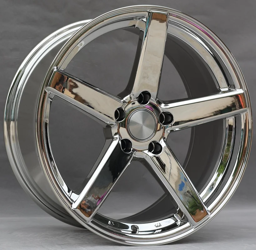 CV3 Chrome Wheels 18 Inch 5x114.3 Staggered Wheel Car Rims