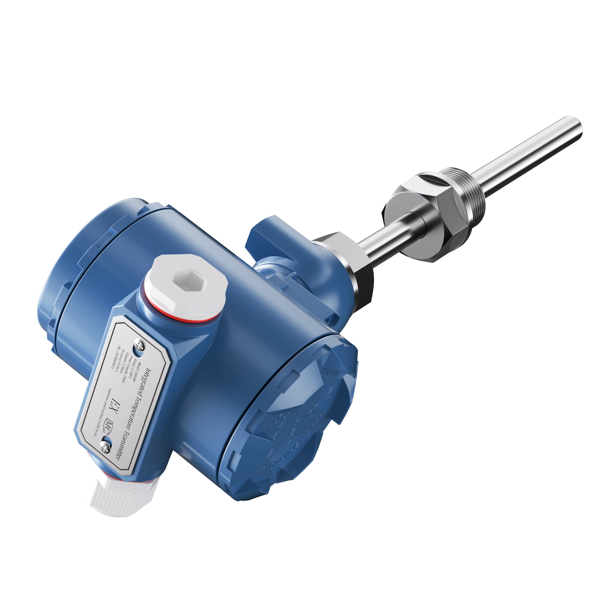 304SS PT100 Sensor 0-100℃ 0-200℃ -50-200℃ Temperature Signal Converter 4-20mA M27*2 PT100 Signal Temperature Transmitter