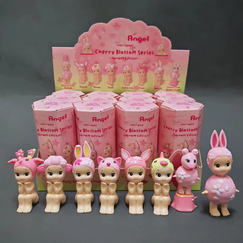 Anime Figures Ornaments S Mini Figure - Animal Series Cherry Blossom New Arrival Cute Dolls Mystery Box Collectible Toys
