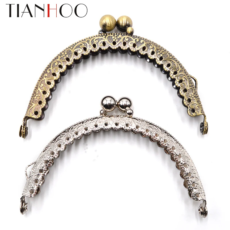 10pcs 8.5cm Metal Pure Frame Handlse for Bag Accessories for Handbags Clasp Lock Part Hardware