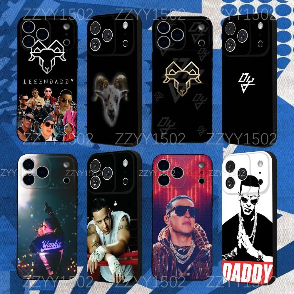 

Rapper Daddy YankeeS Despacito Phone Case For iPhone 17,16,15,14,13,12,Pro,Max,Plus,E,SE4,Air,Mini Black Funda Shell