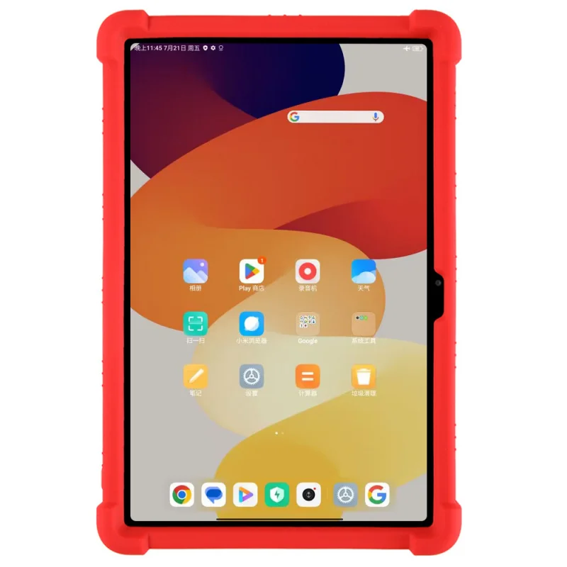 Shockproof TPU Case for Redmi Pad SE 11, Full Coverage Bumper with Kickstand Airbag, Multiple Colors