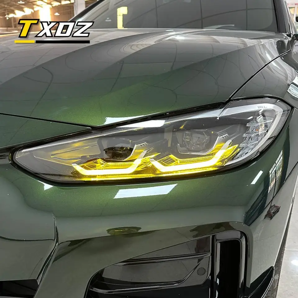 LEDレーザーヘッドライト,昼光,青と黄色,BMW 4 ',g22,g23,g26,g80,g82