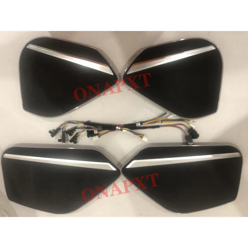 Dekorative Abdeckung Lift Hochtöner Lautsprecher Lampe LED Streifen Für Audi A4 A5 S4 S5 B9 2016-2021 Center Konsole Dashboard umgebungs Licht