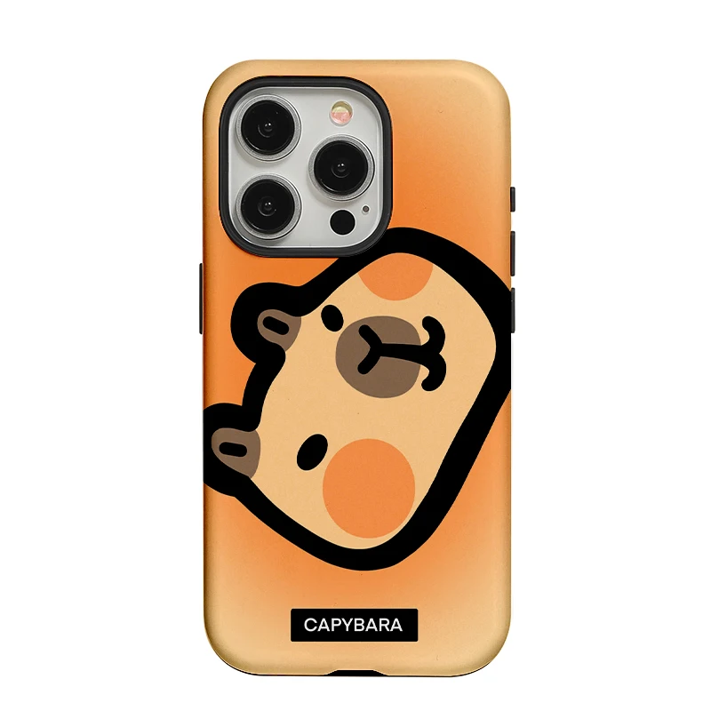 

HPOD cartoon Phone Case suitable for iPhone 16 Pro max frosted phone case iPhone 15Promax personalized phone case 14Pro 2-in-1