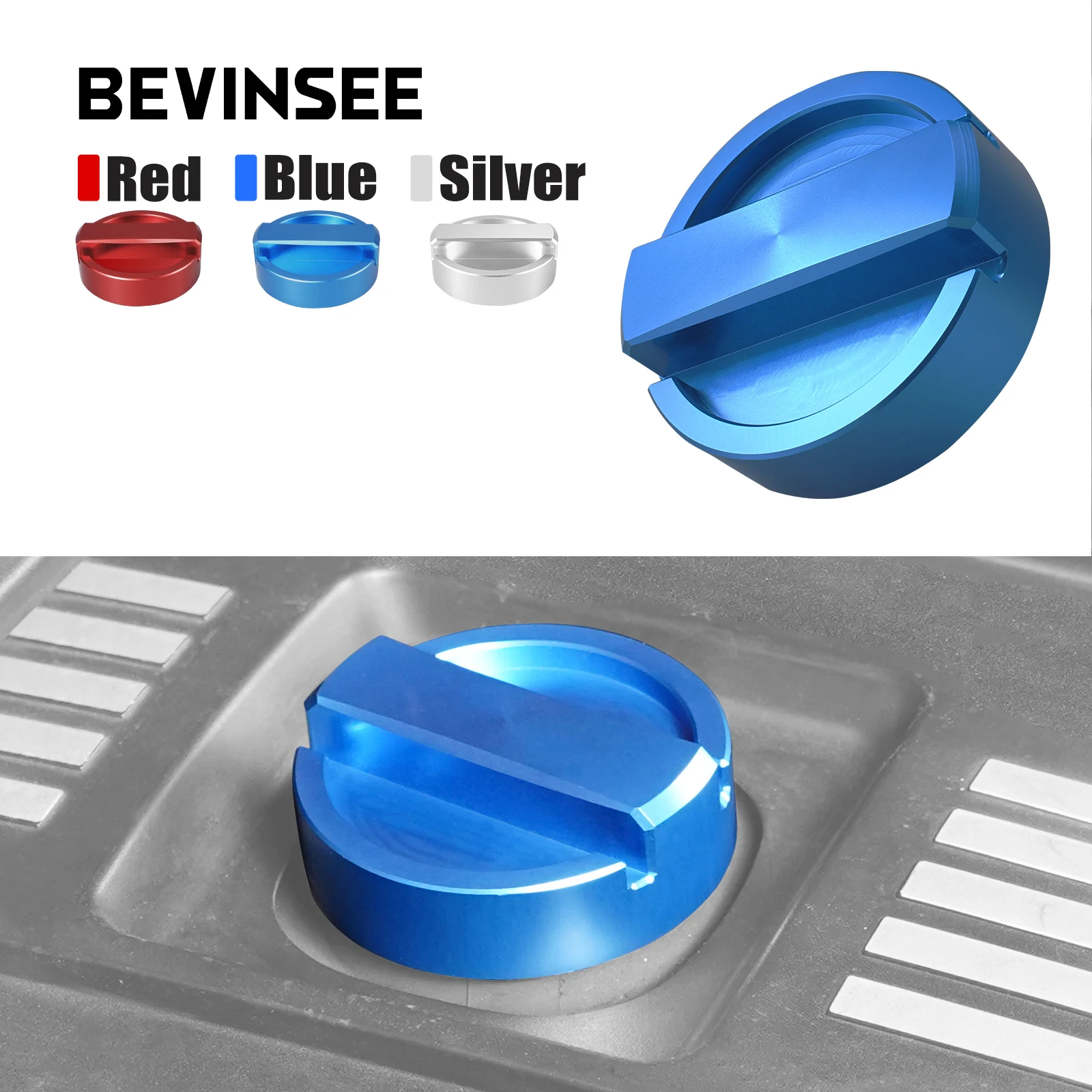 BEVINSEE Engine Oil Filler Neck Sealing Cap For BMW E90 E91 E92 E36 E39 E46 E60 E87 F20 X1 X3 X5 Z3 Z4 323i 325i 328i 525i 528i