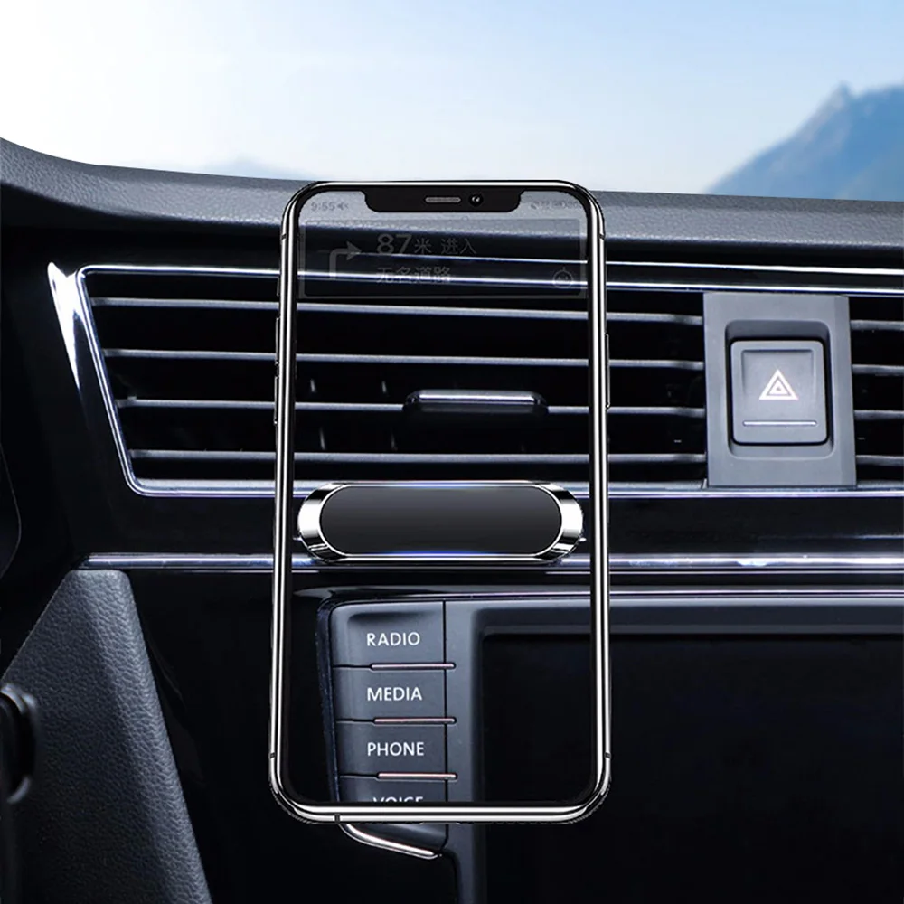 Lightweight Mobile Phone Car Bracket Magnetic Universal Phone Mount for iPhone/Xiaomi/Huawei/Samsung In Car Holder