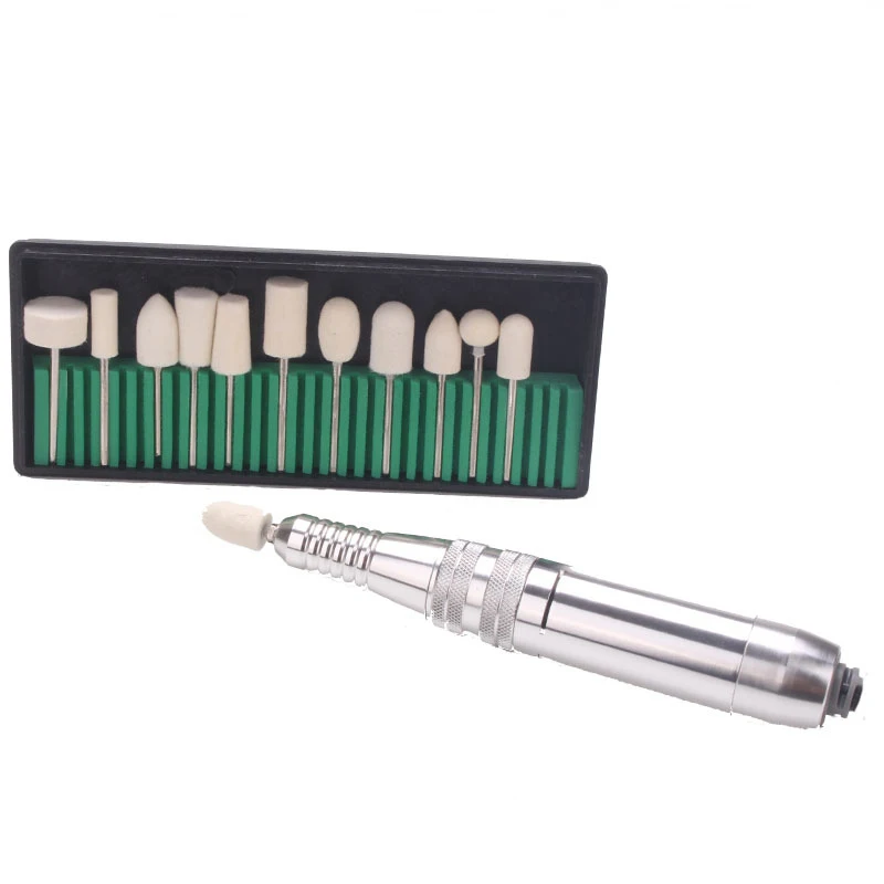 Zestaw frezów do manicure maszyna kwarcowa peeling kamień diament wełna wiertło do paznokci rotacyjny młyn do pedicure zestaw