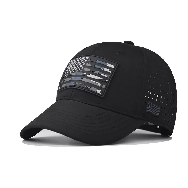 

New American Flag Independence Day Camouflage Baseball Outdoor Soft Top Washed Cotton Golf Dad Hat