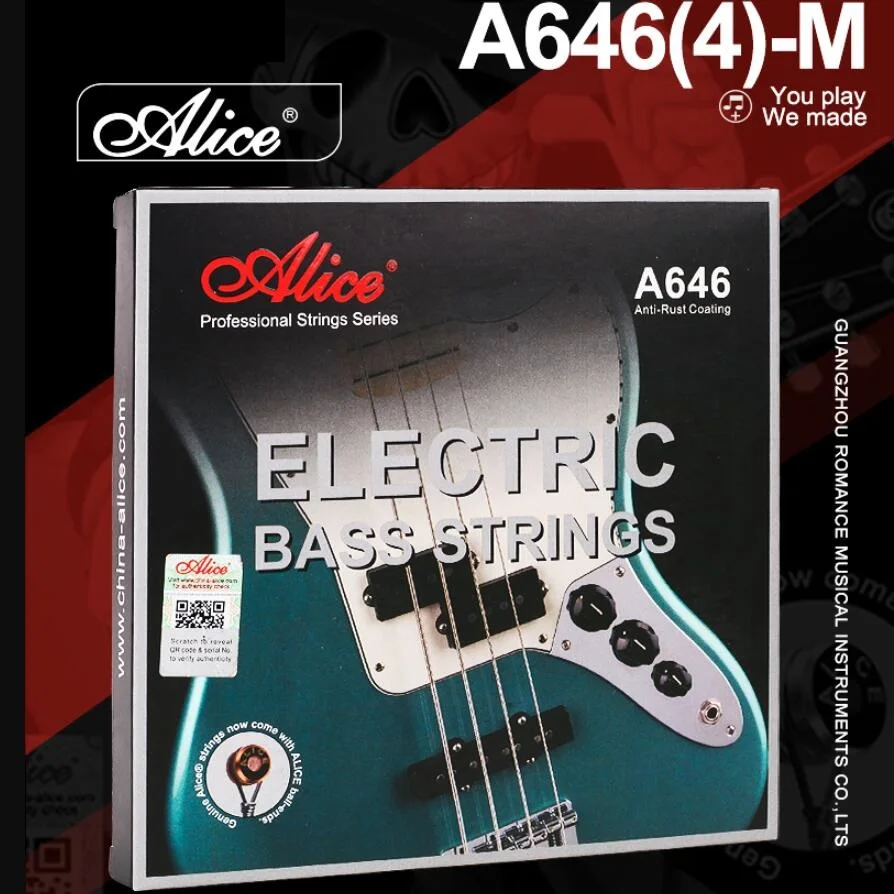 Set of Strings Accessories Electric Bass Strings 4 Strings Suit Bass Guitar Strings Individually Packaged Electric Bass Strings