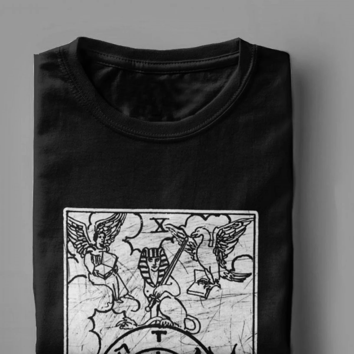 Camiseta de algodón para hombre, camisa con estampado de tarjetas de Tarot, Major Arcana, tune Telling, Occult, ocio, Premium, regalo