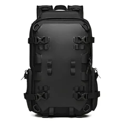 Ozuko-Mochila de Ombro Impermeável para Homens, Travel Bag, Outdoor, Rider, Ciclismo, Esportes, Capacete de Motocicleta, 17,3