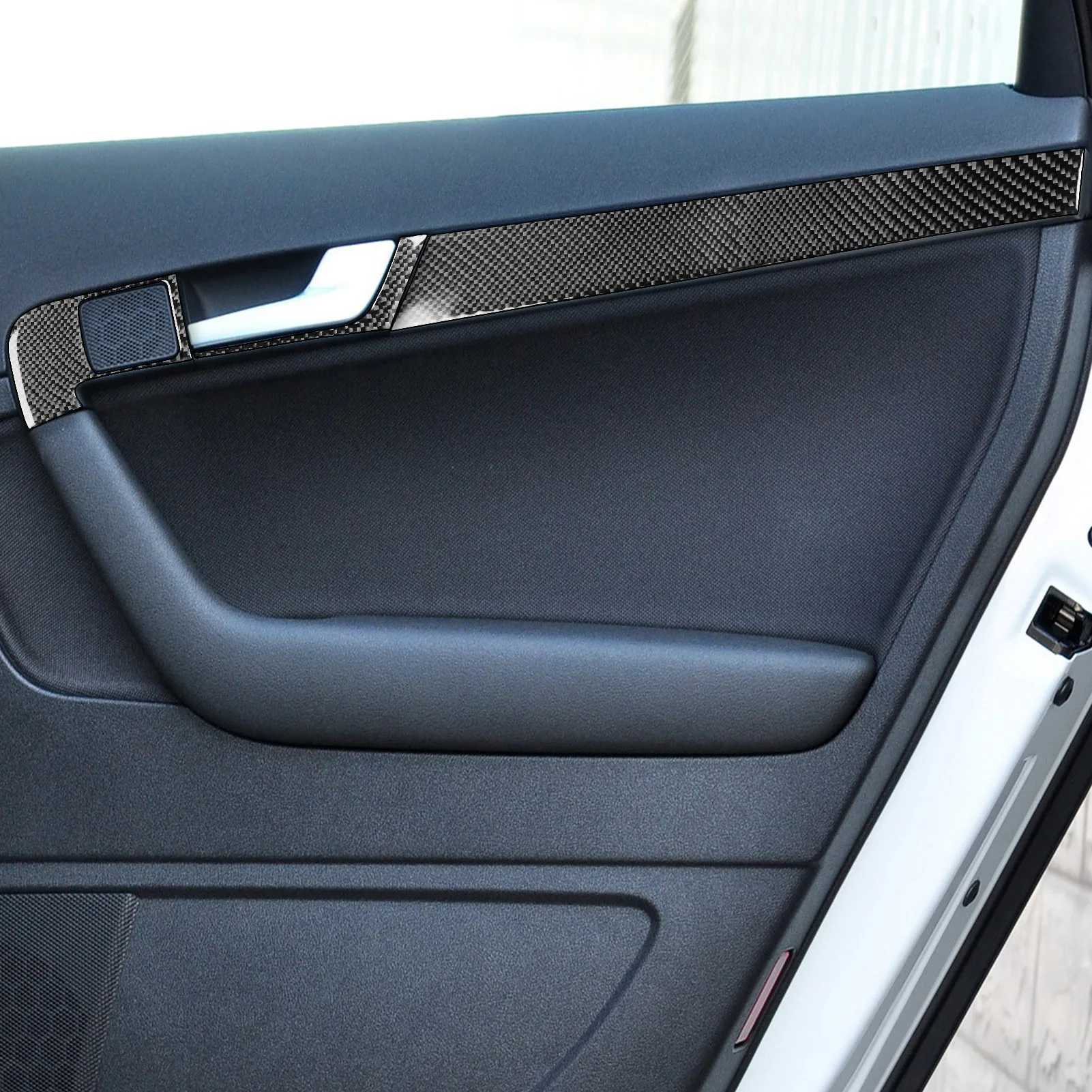 For Audi A3 S3 RS3 8P 2006-2013 Carbon Fiber Front Rear Inner Door