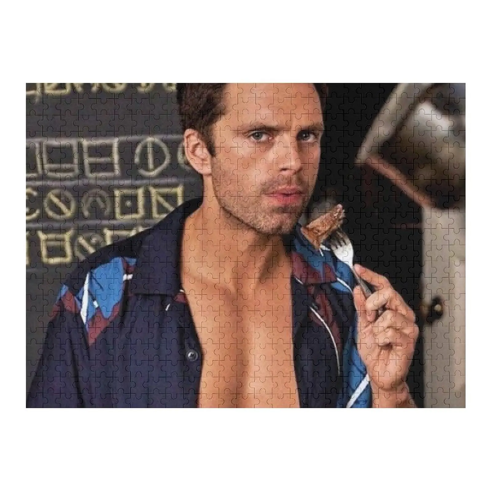 

Stan cooking Jigsaw Puzzle Custom Name Wood With Photo Picture Puzzle