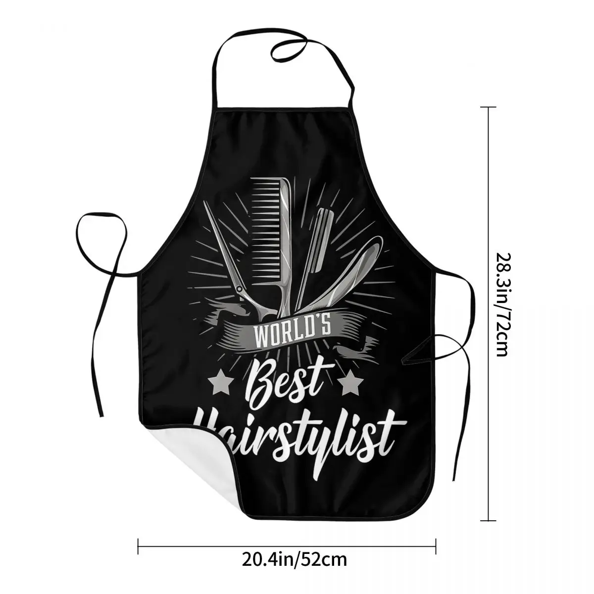 Bib Best Hairstylist Aprons for Men Women Unisex Chef Cooking Kitchen Barber Hairdresser Scissors Tablier Cuisine Gardening