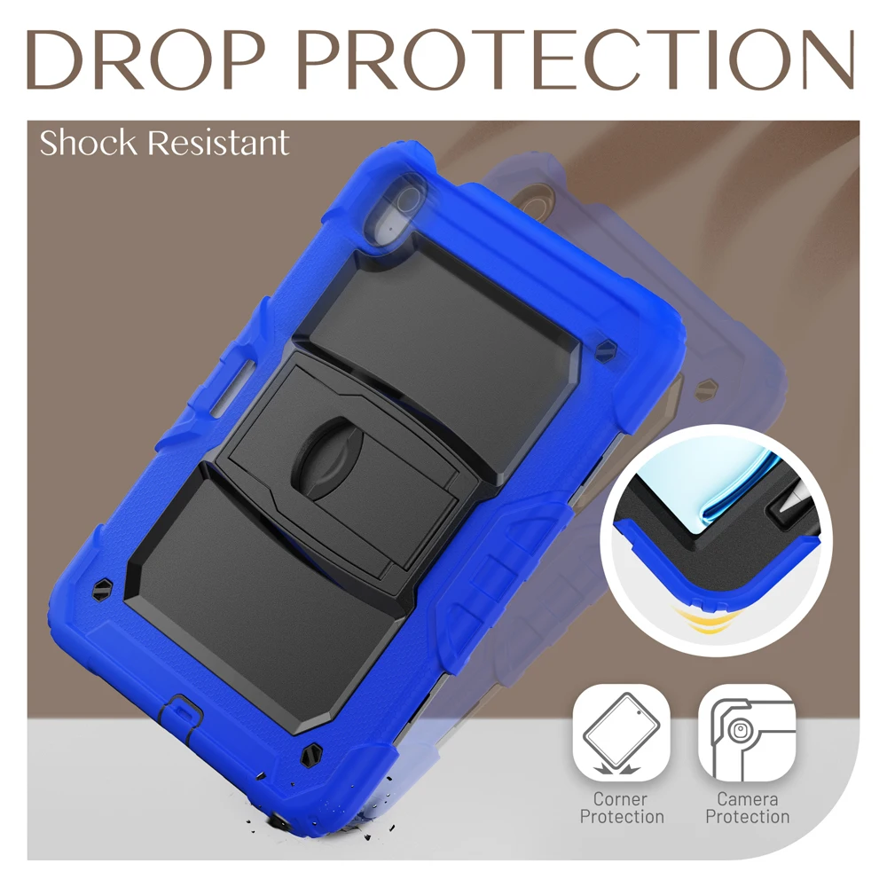 

Детские чехлы для планшетов для iPad Air11 Air 11 2025 2024 M3 M2 Чехол A2902 A2900 A2899 Чехол Fundas Противоударный силиконовый чехол-подставка для ПК