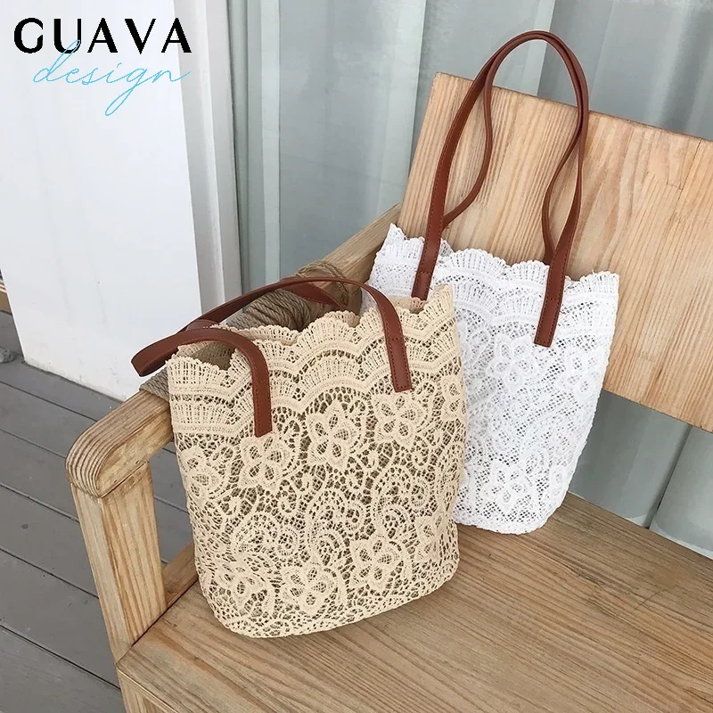 

Women's Bag Shoulder Bags Leather Handbags Canvas TOP-handle Bag Lace Fashion Lady Crossbody Bags for Women Casual Fashion