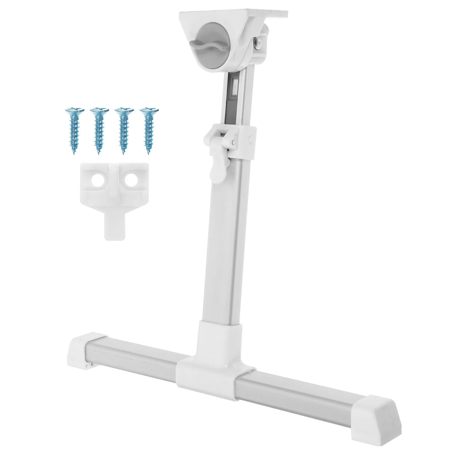 1 Set Folding Plastic Table Legs Adjustable Replacement Furniture Legs for Workbench Computer Desk Bed Table Replacement Leg