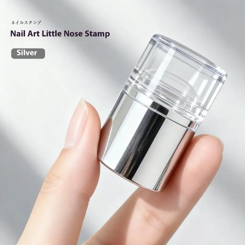 شفاف صغير مسمار الختام سيليكون رئيس ختم الفرنسية مسمار الطباعة البولندية Stencil مسمار الفن ختم أدوات #5
