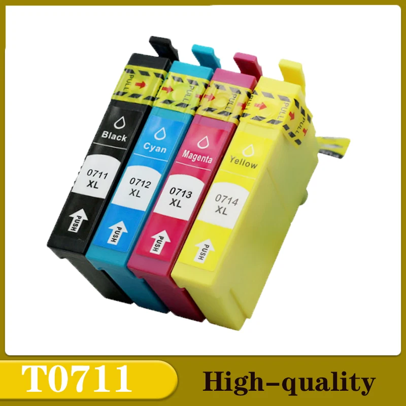 

T0711 T0712 T0713 T0714 Compatible Ink Cartridge For Epson Stylus SX110 SX105 SX115 SX200 SX205 SX209 SX210 inkjet printer