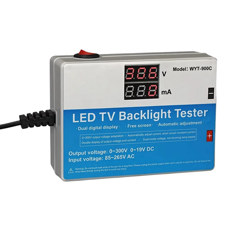 

Mltifunctional LED Tester 0-300Voutput TV Backlight Strips Beads Current And Voltage Measurement Instruments Crowbarm12k
