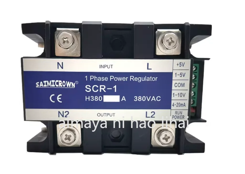 AC Voltage Regulator Single-phase Voltage Relay Power Controller Module 40A SCR-1 25A 220V Control Signal 0-10V 4-20mA 0-5V