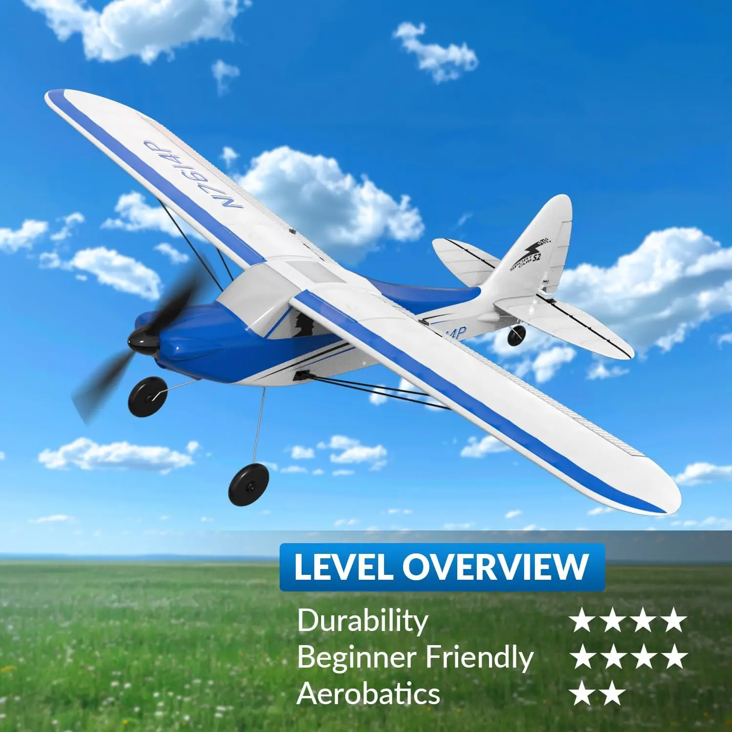 RC aereo Sport Cub 500 2.4G 4CH EPP Foam RC aliante Aircraft One-Key Aerobatic RC Fighter RTF 761-4 Aircraft Boys Toys Gifts