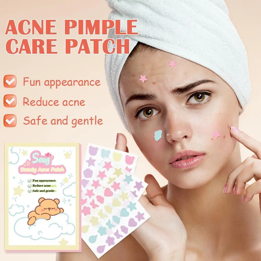 72 Counts Star Pimple Patch Acne Cover Invisible Acne Removal Skin Care Stickers Concealer Face Spot Beauty Make Up Tool