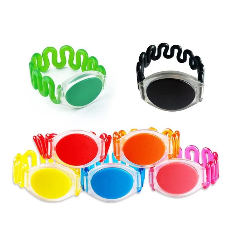 100Pcs/Lot 13.56Mhz NFC 1K S50 F08 Wristband Electronic Bracelets Spring Wrist Band for Access Control