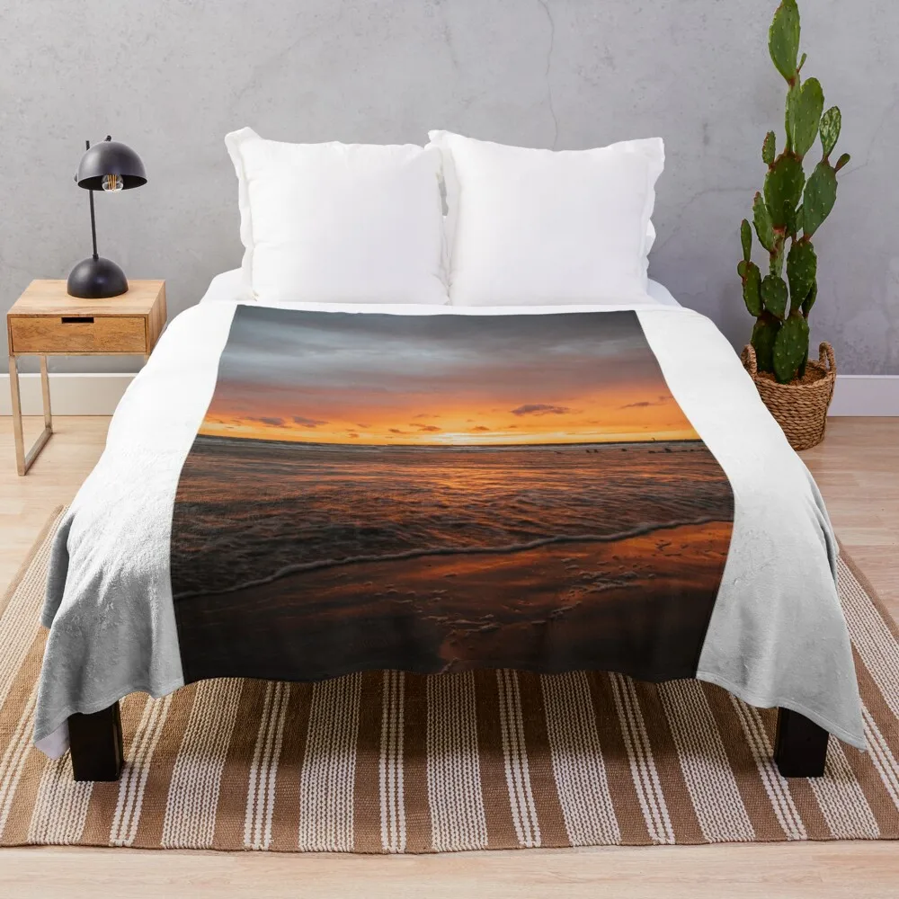 

Sunset sky before rain Throw Blanket Thin manga Soft Beds Blankets