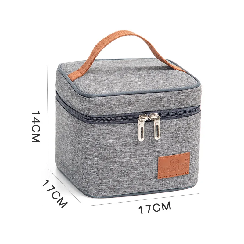 Lunch Bag Insulated Cold Picnic Carry Case Thermal Portable Lunch Box Bento Pouch Lunch Container Food Storage Cooler Bags