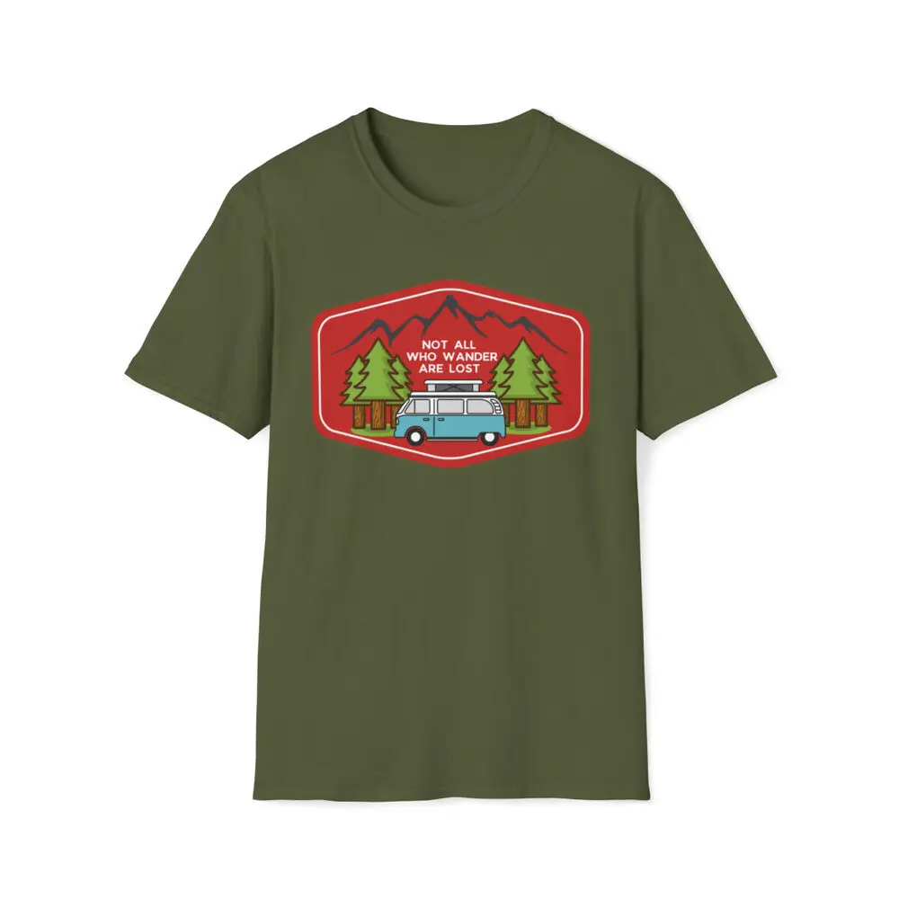 Mountain Trails & Nomad Dreams.Unisex Softstyle T-Shirt  High Quality 100%Cotton Short Sleeve