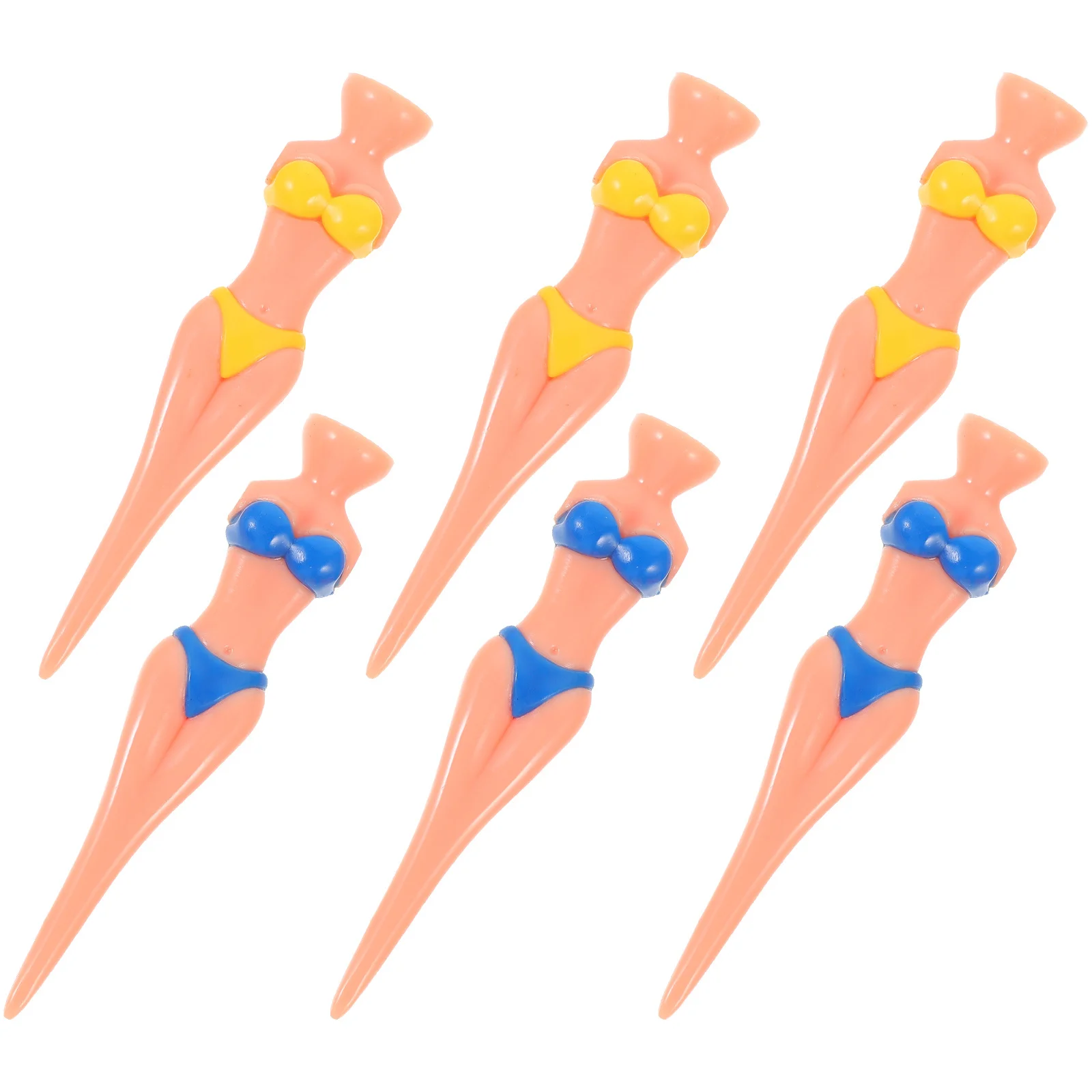 6 قطع من تي شيرتات الجولف الجديدة القابلة لإعادة الاستخدام وخفيفة الوزن أدوات تدريب الجولف بألوان زاهية وسهلة التركيب للاستخدام في الهواء الطلق #6