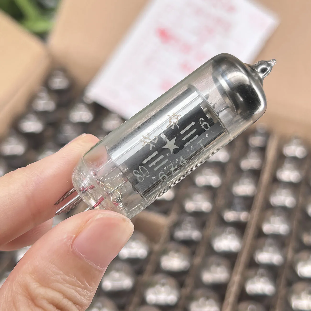 2 pezzi pechino tubo a vuoto 6Z4 7pin tubo elettronico raddrizzatore diodo HIFI Audio tubo a vuoto amplificatore 6Z4 tubo