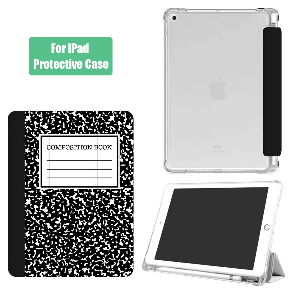 For iPad 9th Generation Case 10.2 2022 For iPad Air 5 4 10.9 10th Gen Pro 11 12.9 10.5 Funda Mini 6 9.7 5/6th With Pencil Holder